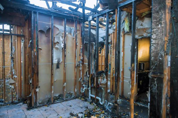 Professional Fire Damage Removal technician working in Oconto Falls, WI